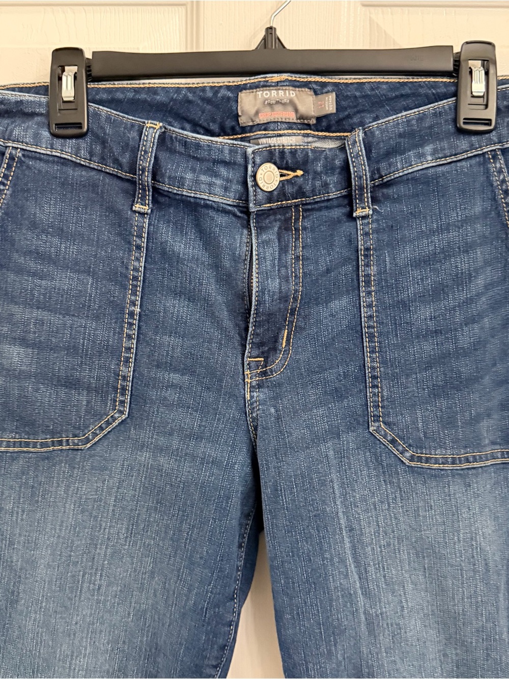 torrid Dark Blue Cropped Ankle Jeans - Picture 2 of 7